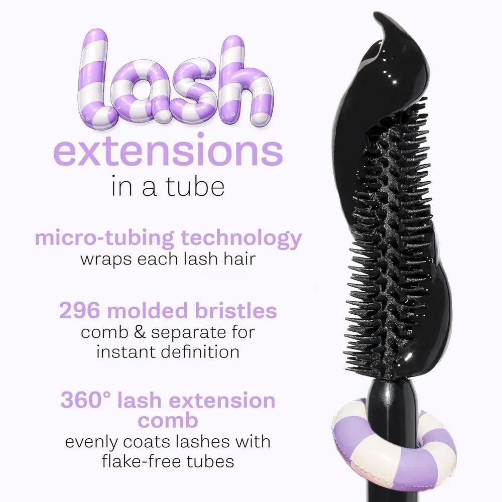 Tarte Tartelette Tubing Mascara Brown Lash Extensions Cruelty-Free Full Size 8ml